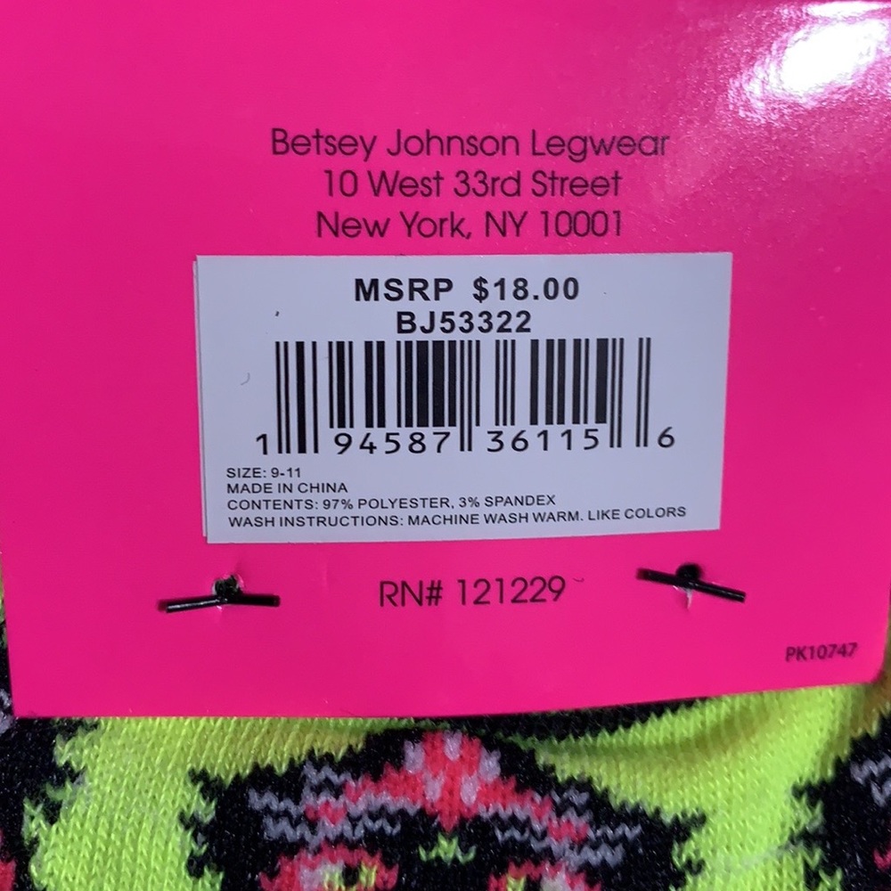 🆕BETSEY JOHNSON Low Cut Socks (10 Pair) - Picture 4 of 14
